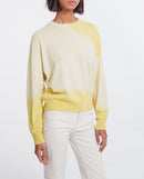 The Kooples - Pull Jaune Laine Effet Tie & Dye - Femme