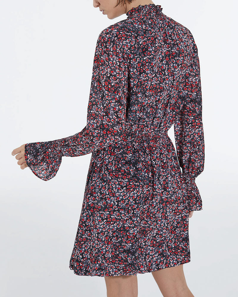 The Kooples - Robe Courte Ajustée Imprimé Fleuri - Femme