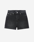 The Kooples - Short Coupe Mom - Noir Washed - Femme