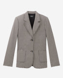 The Kooples - Veste Habillée Motif Pieds De Poule - Beige-Marron - Femme