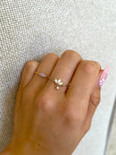 Bague Chaine Lilas