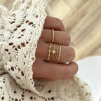 Bague "Chiara" acier-Bagues-instants-plaisirs-Instants Plaisirs • Bijoux