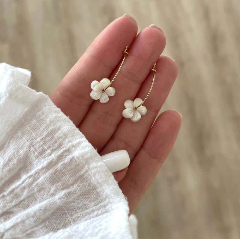 Pendientes aros Katell - Acero