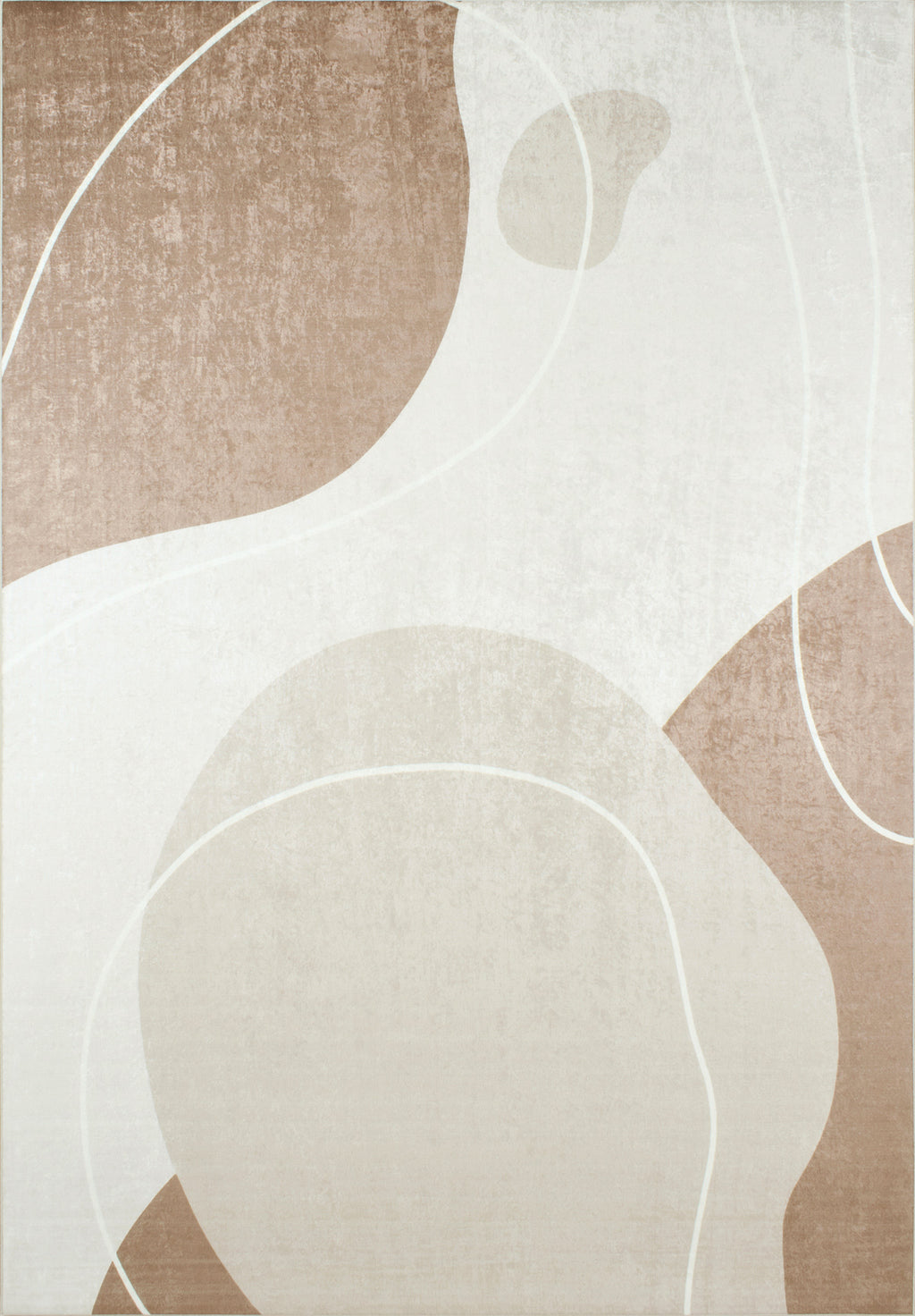 Grege - Tapis D'Intérieur - Polyester Imprimé - Beige