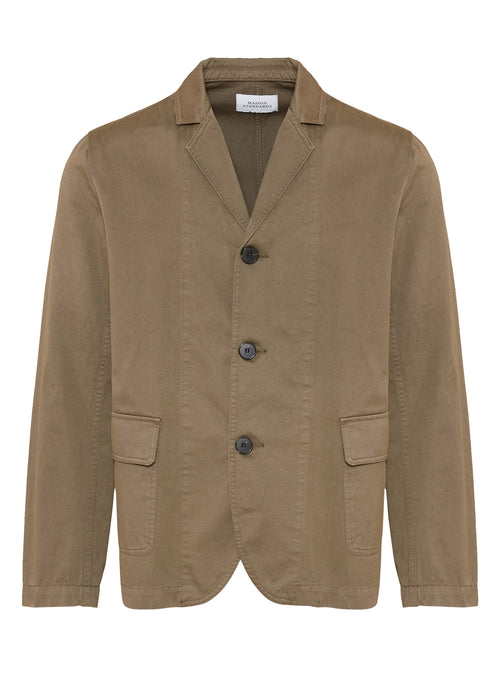 Maison Standards - Veste En Gabardine Daniel - Kaki - Homme