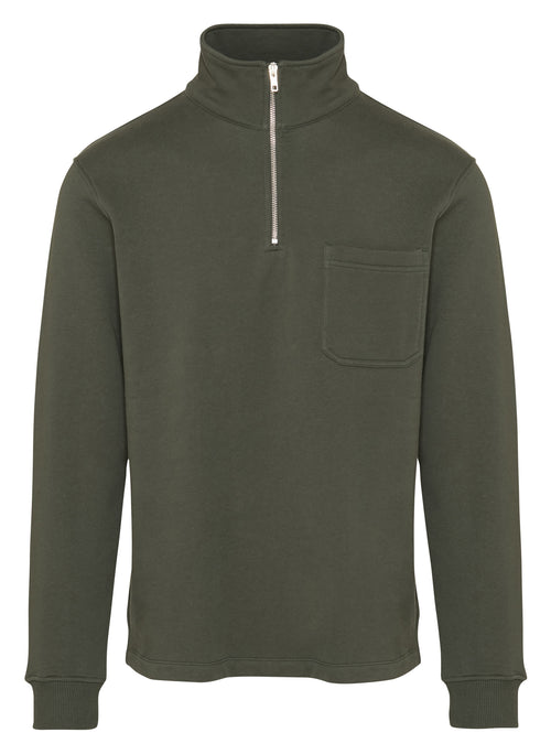 Maison Standards - Sweatshirt Molleton Cornelli - Kaki - Homme