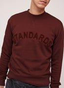 Maison Standards - Sudadera Constantin "Standards" - Burdeos Hombre