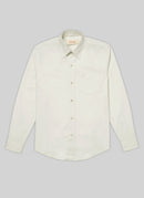 Fursac - Casual Oxford Shirt Pale Yellow Chest Pocket - Pale Yellow