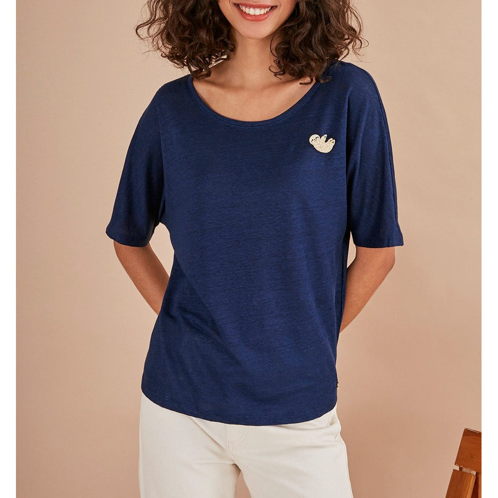 Camiseta Halimatou - Índigo