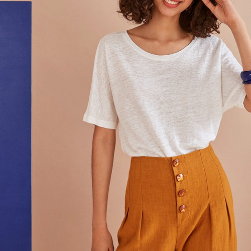 Camiseta Halimatou 2 - Crudo