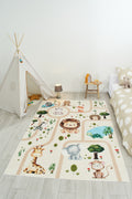 Happy - Tapis D'Intérieur - Polyester Imprimé - Beige
