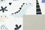 Happy - Tapis D'Intérieur - Polyester Imprimé - Bleu
