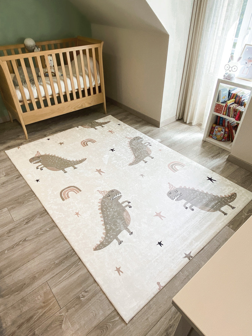 Happy - Tapis D'Intérieur - Polyester Imprimé - Vert