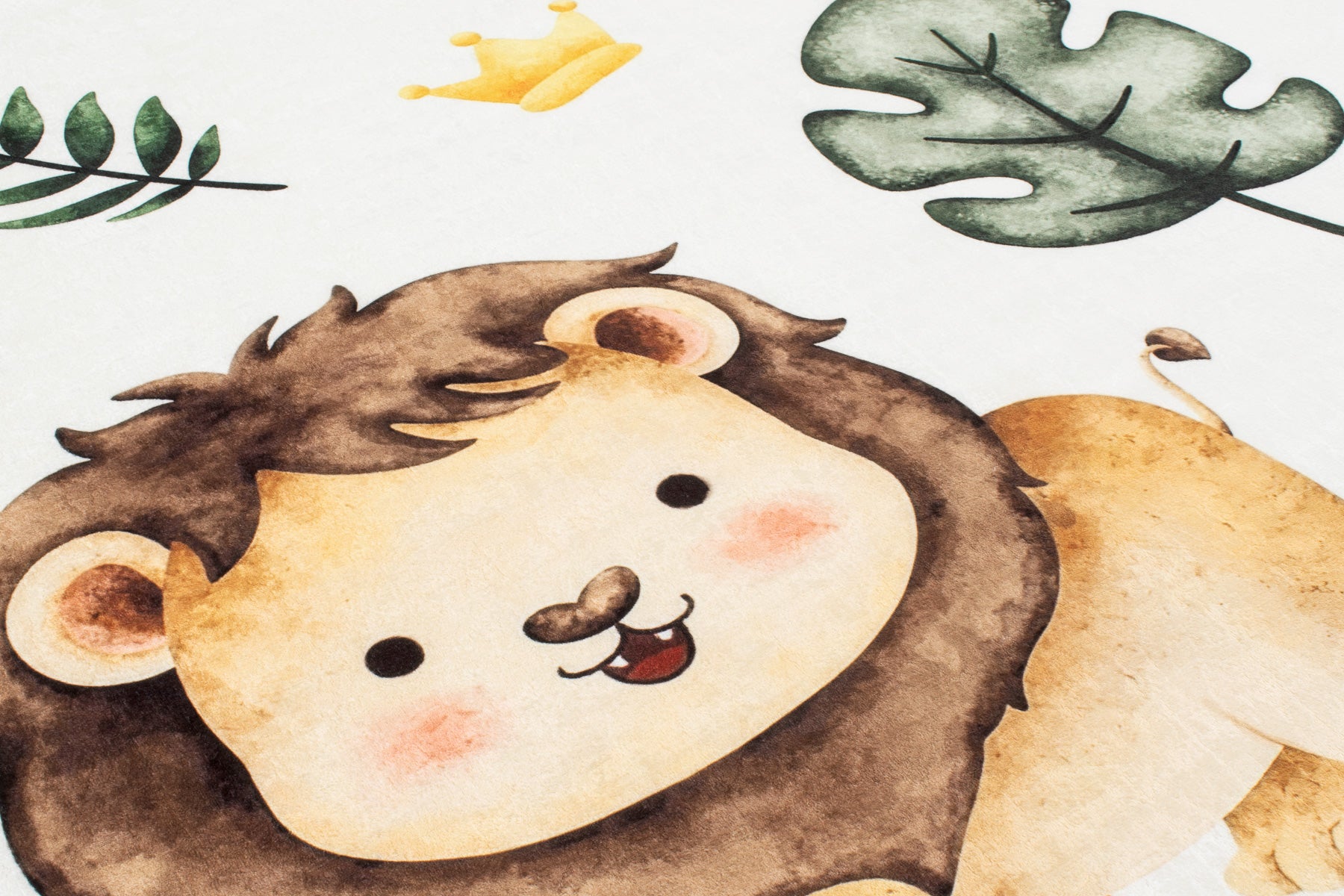Happy - Tapis D'Intérieur - Polyester Imprimé - Beige