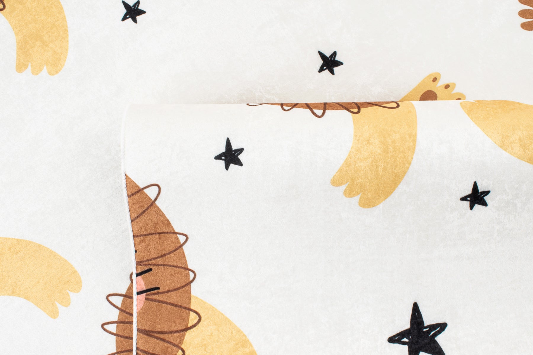 Happy - Tapis D'Intérieur - Polyester Imprimé - Beige