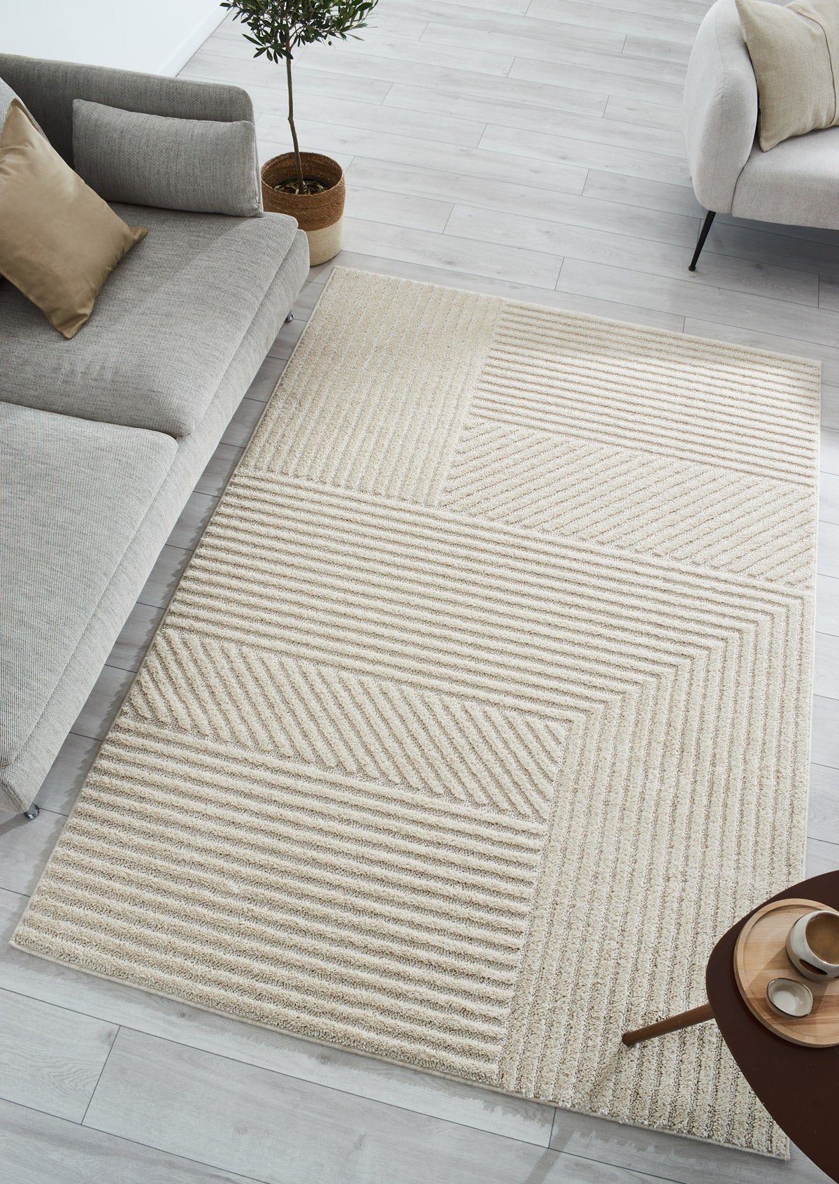 Harmonie - Tapis D'Intérieur - Polypropylène - Creme
