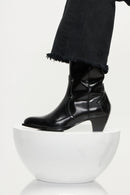 CITY - Harper-Cuir Glacé Noir