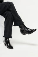 CITY - Harper-Cuir Glacé Noir