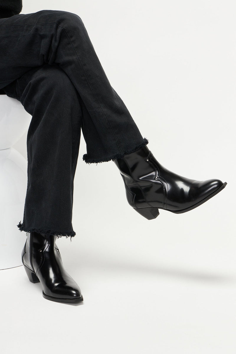 CITY - Harper-Cuir Glacé Noir