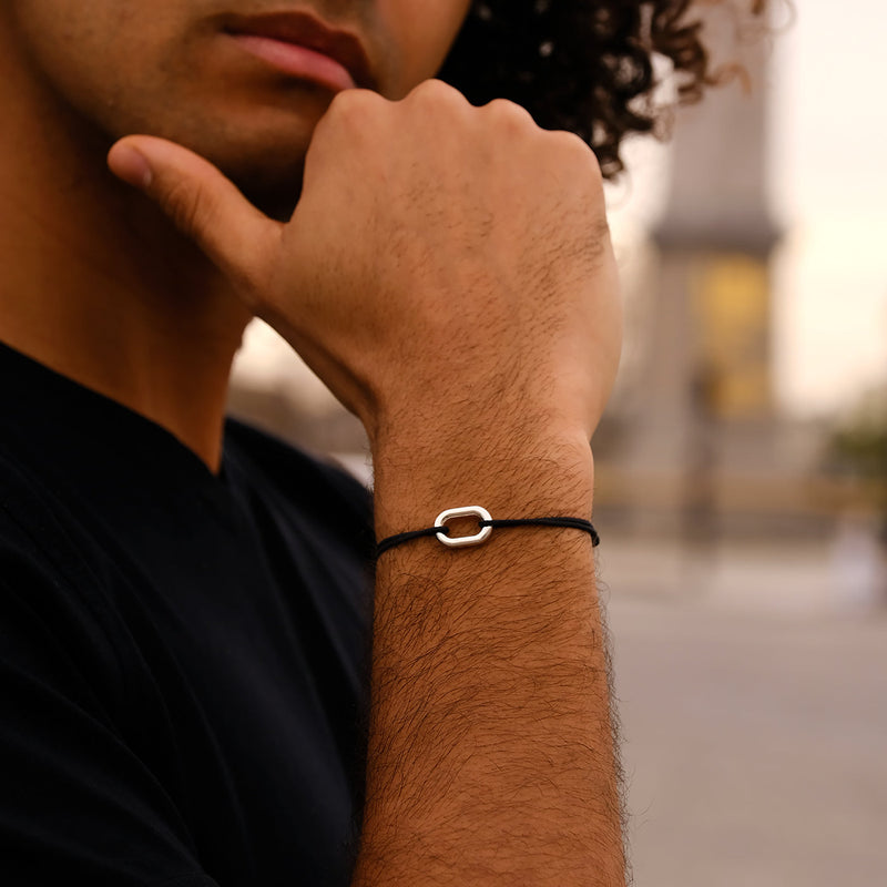 Bracelet Harpon - Noir