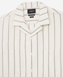 The Kooples - Cotton shirt Blanc Cassé Ã€ Rayures - Man