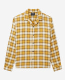 The Kooples - Chemise Jaune À Carreaux Contrastés Coton - Homme