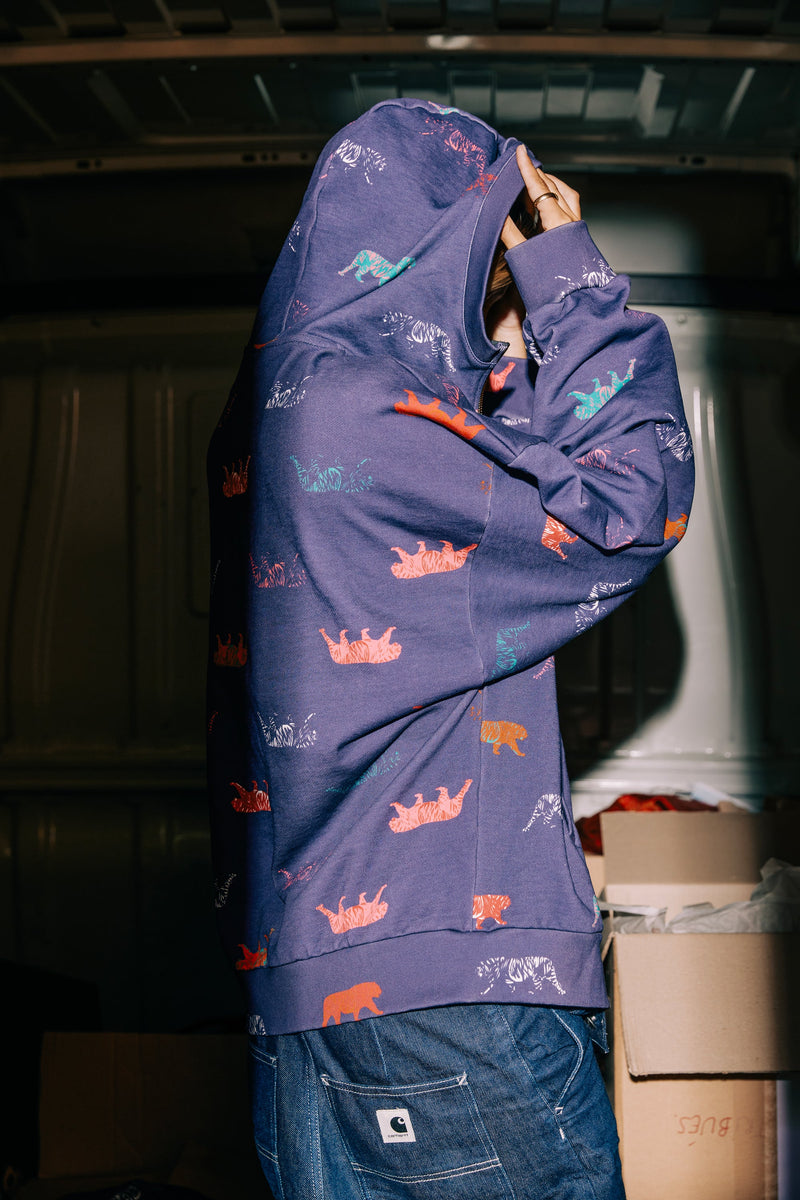 Sweat Jack En Polaire Imprimé Tigre