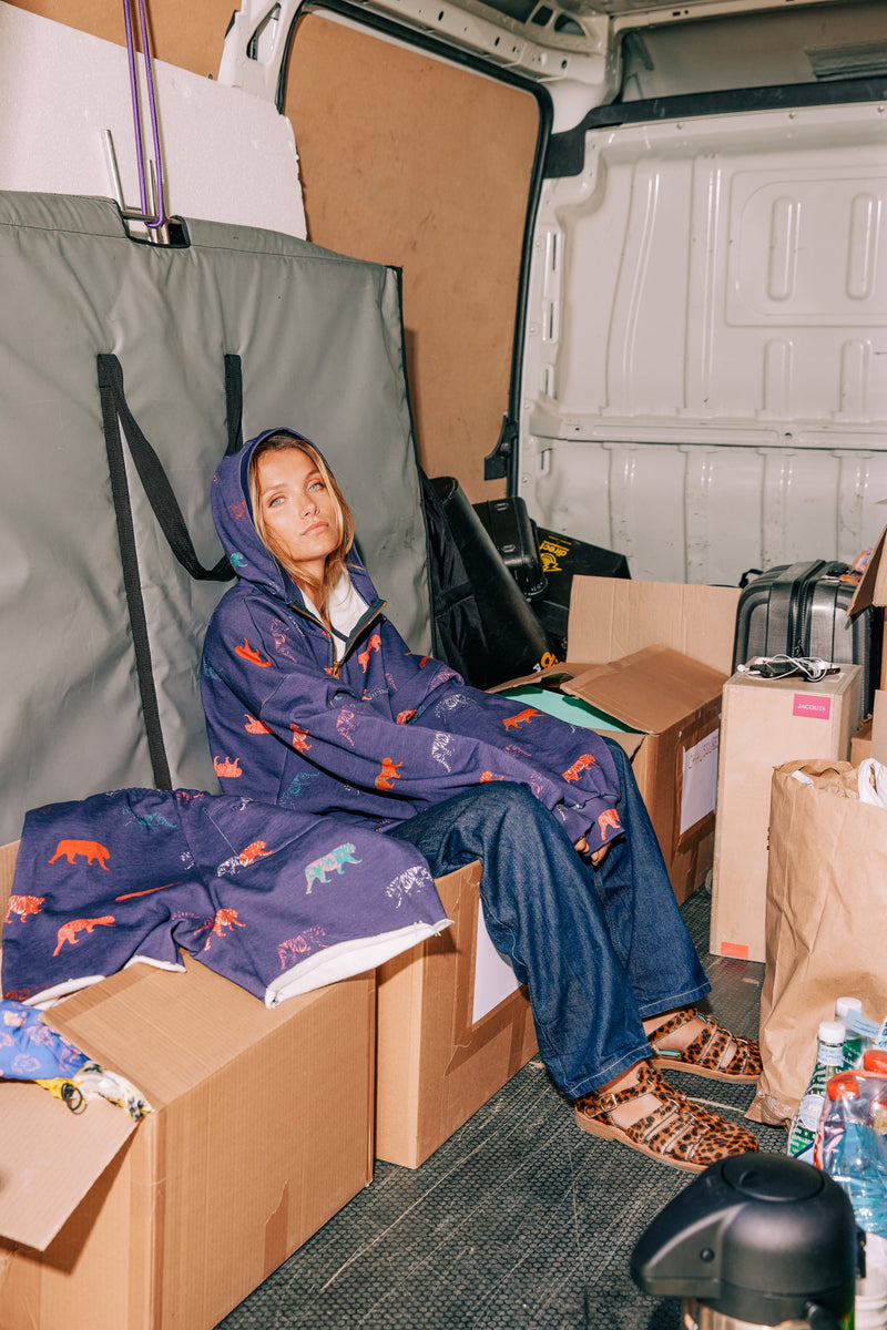 Sweat Jack En Polaire Imprimé Tigre