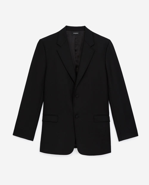 The Kooples - Veste Noire À Boutons Recouverts - Homme