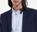 The Kooples - Veste Costume Bleue Col Tailleur Boutonnée - Homme