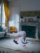 Pantalon Gabriel En Flanelle Taupe Froide