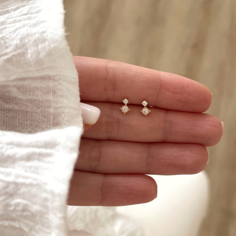 Boucles D'Oreilles Erwin - Plaqué Or