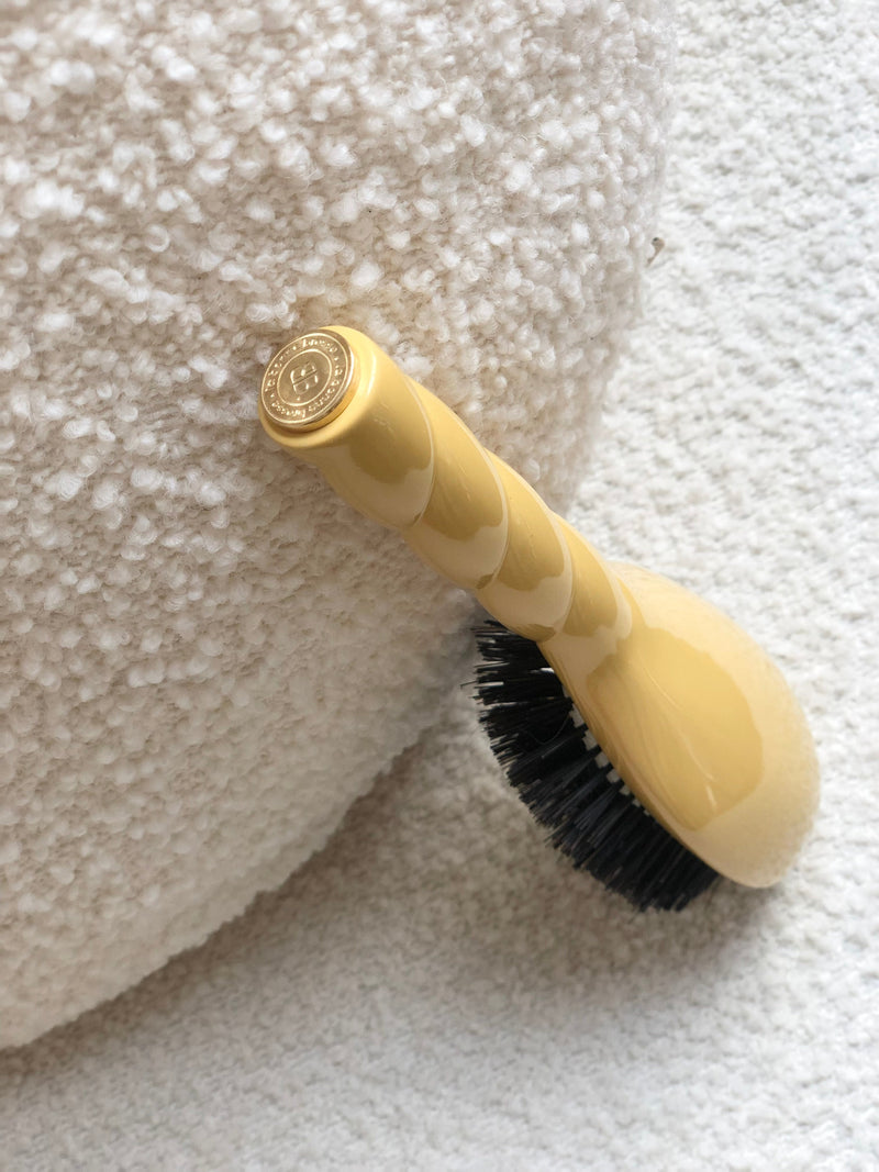 Meilleure brosse poils de sanglier jaune