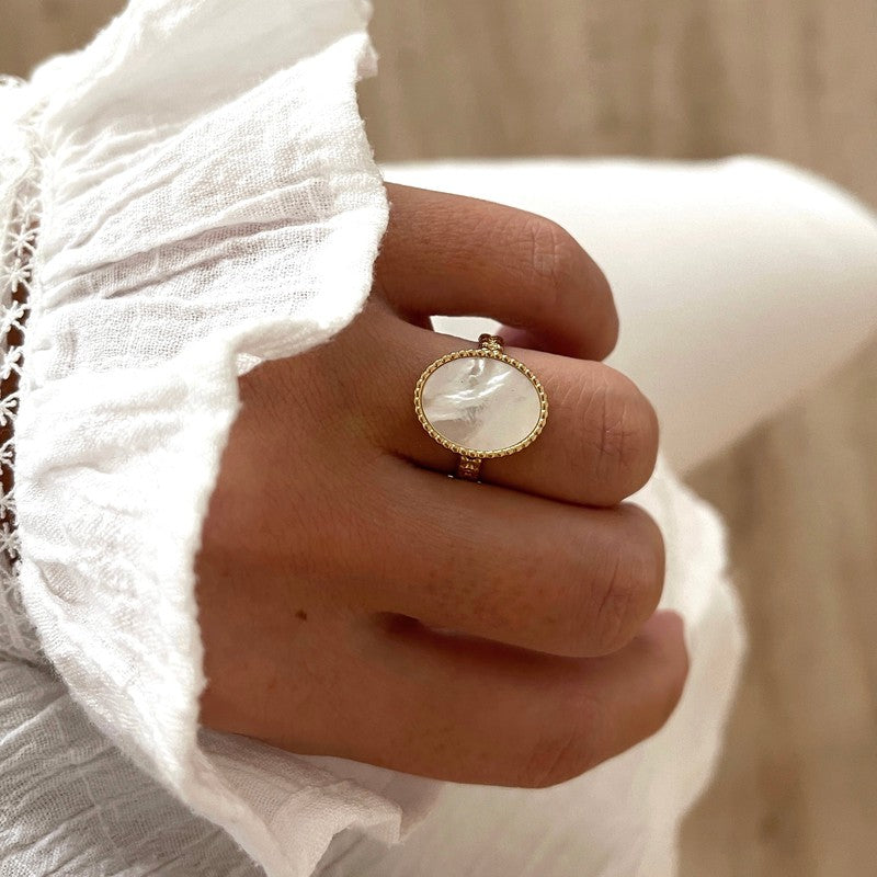 Anillo Satine - Acero
