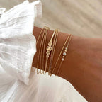 Brazalete Pia - Chapado en Oro