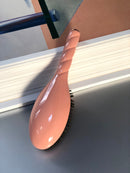 Dos brosse à cheveux poils de sanglier corail