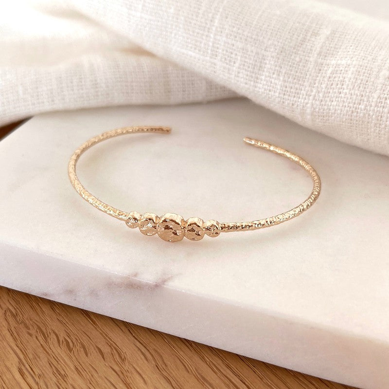 Brazalete Pia - Chapado en Oro