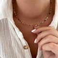 Collar Wallis - Acero Turmalina