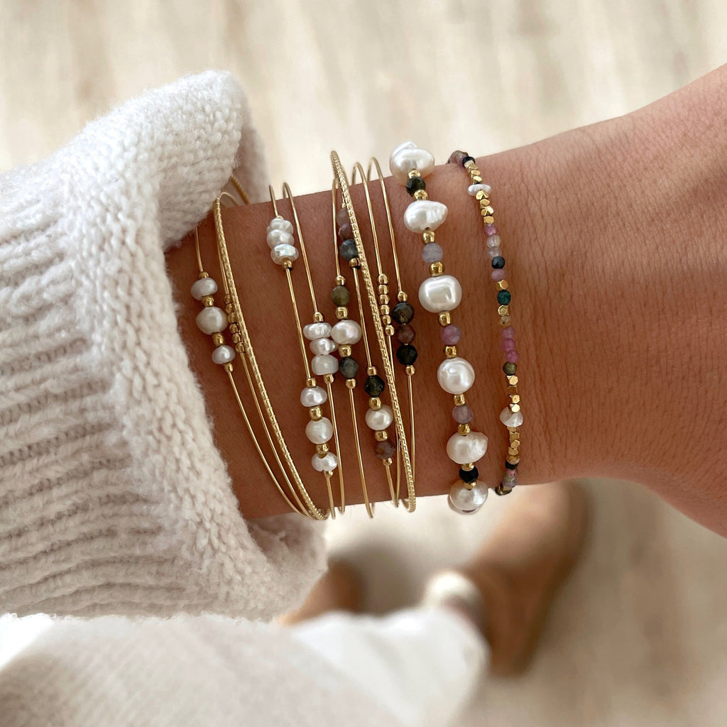Pulsera Timo - Acero Turmalina