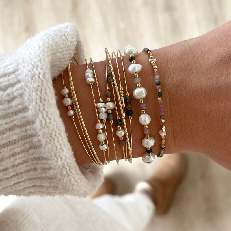 Bracelet Timo - Tourmaline Acier