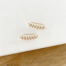 Pendientes “Oriane” bañados en oro-instants-plaisirs-Instants Plaisirs • Joyas