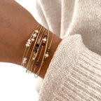 Brazalete Charlie - Acero turmalina