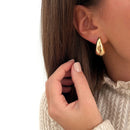 Boucles D'Oreilles Gaia - Acier