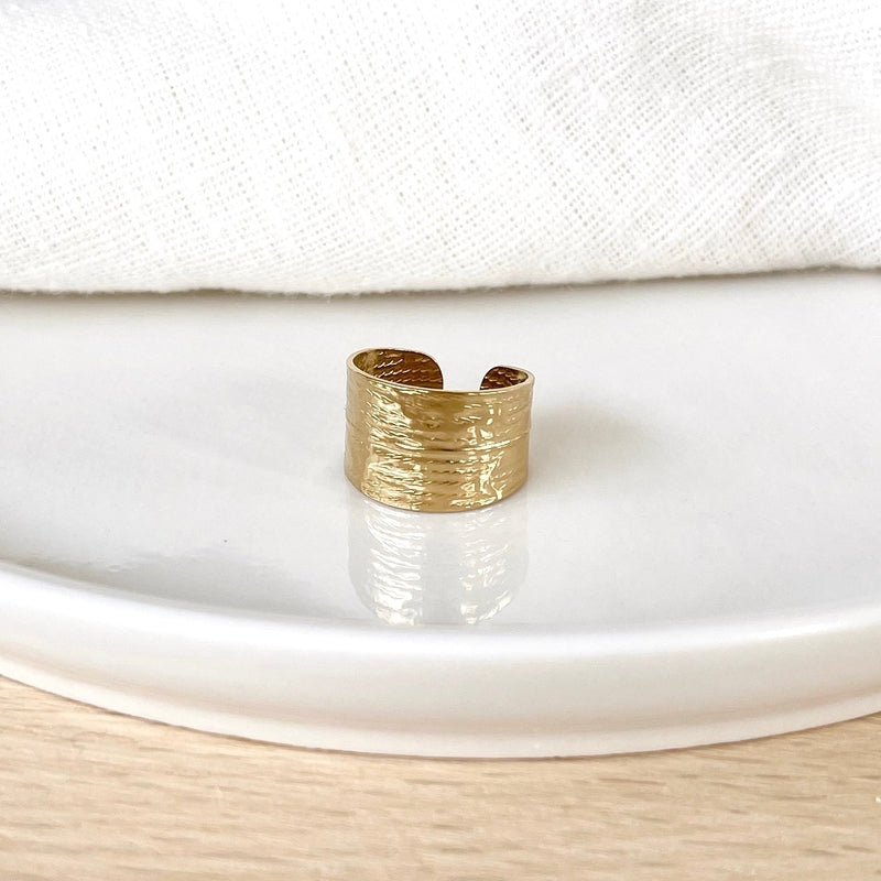 Bague "Zita" acier-Bagues-instants-plaisirs-Instants Plaisirs | Bijoux