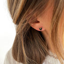 Boucles d'oreilles "Louka" noir acier-Boucles d'oreilles-instants-plaisirs-Instants Plaisirs | Bijoux
