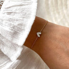 Pulsera "Louka" de acero blanco-Pulseras-Instants Plaisirs • Joyas-Instants Plaisirs | Joyas
