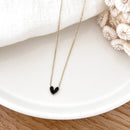 Collier "Louka" noir acier-Colliers-Instants Plaisirs • Bijoux-Instants Plaisirs | Bijoux