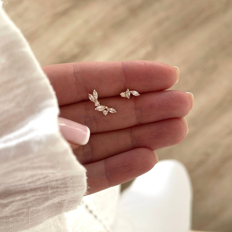 Boucles d'oreilles "Kenza" plaqué or-Boucles d'oreilles-instants-plaisirs-Instants Plaisirs | Bijoux