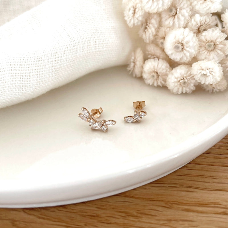 Boucles d'oreilles "Kenza" plaqué or-Boucles d'oreilles-instants-plaisirs-Instants Plaisirs | Bijoux