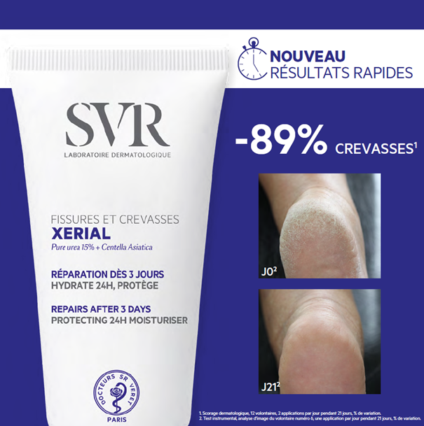 Xerial Fissures Crevasses Réparation Hydratation Protection